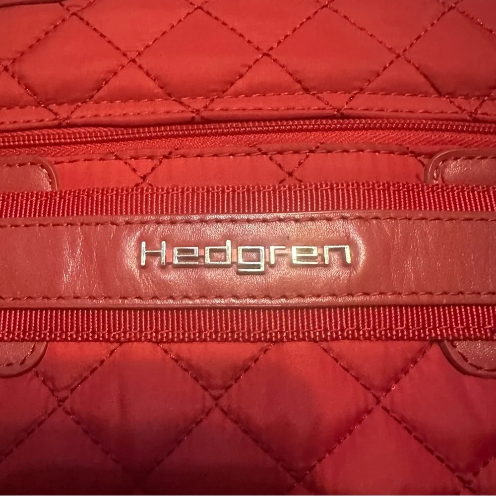 Hedgren Red Quilted‎ Women's Laptop Bag